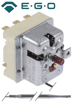Safety thermostat switch-off temp. 358°C 3-pole probe ø 6mm prob