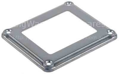 Frame L 95mm W 81mm mounting distance 68/83mm thickness 6mm