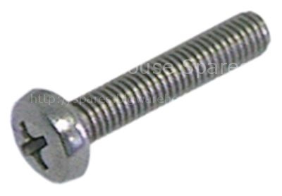 Flat-headed bolt thread M5 thread L 10mm SS DIN 7985/ISO 7045 Qt