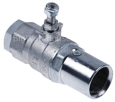 Outlet tap DN25 connection 3/4" total length 85mm