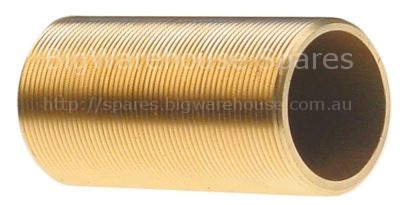 Screw-in socket for drain tap thread 2" L 120mm