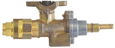Gas tap SIRAL gas inlet pipe flange bypass nozzle ø 0,42mm