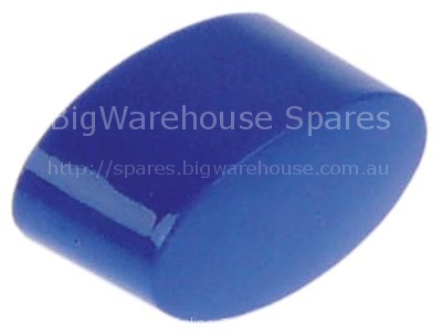 Push button size 11x21mm blue