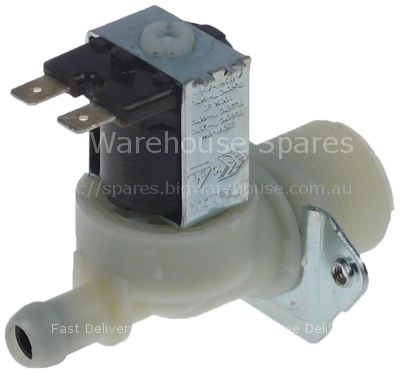Solenoid valve single straight 230VAC inlet 3/4" outlet 11,5mm i