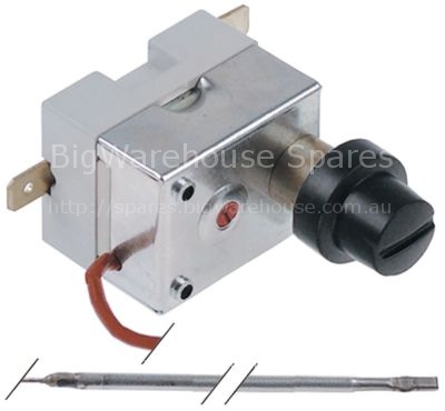 Safety thermostat switch-off temp. 318°C 1-pole 16A probe ø 3mm