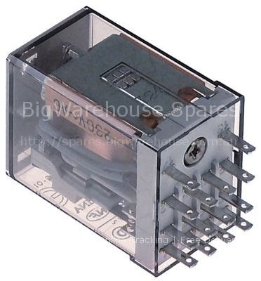 Power relays FINDER 230VAC 7A 4CO connection F2 plug-in connecti