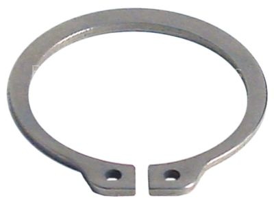 Retaining ring thickness 1,6mm stainless steel DIN 471 bore ø 30