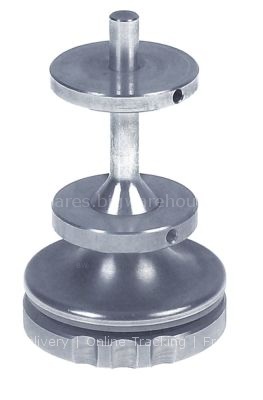 Mixer disc complete plastic jar ø 70mm stainless steel Orione