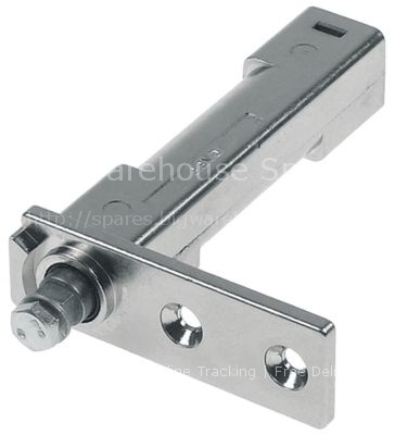 Spring assisted hinge left/right L 114mm W 75mm mounting distanc