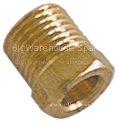 Union screw thread M10x1 for pipe ø 6mm Qty 1 pcs