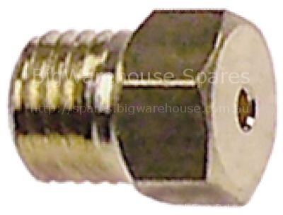 Gas injector thread M6x0.75 WS 7 bore ø 1,1mm
