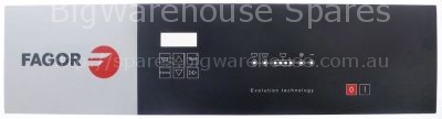 Membrane keypad warewashing LA13 buttons 6 L 640mm W 160mm