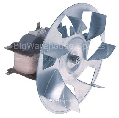 Hot air fan 220-240V 41W L1 60mm L2 12mm L3 25mm L4 87mm fan whe
