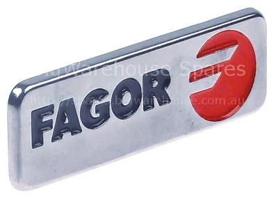 Type plate FAGOR metal