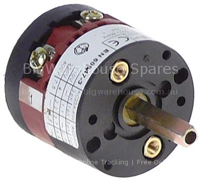 Rotary switch 3 1-0-2 sets of contacts 2 type CS0168351 400V 16A