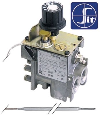 Gas thermostat type 630 Eurosit series t.max. 100°C 30-100°C gas