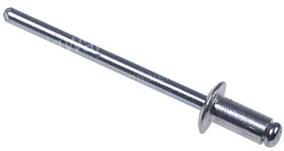 Blind rivet aluminium  4mm L 8mm Qty 1 pcs