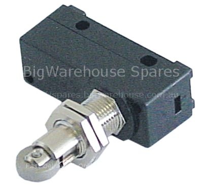 Microswitch with roller plunger 230V 16A 1CO connection solder/s