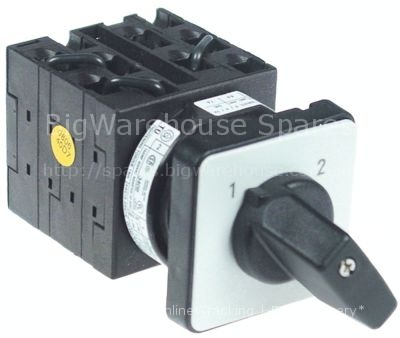 Rotary switch 2 1-2 sets of contacts 8 type T0-4-969I/E 400V 16A