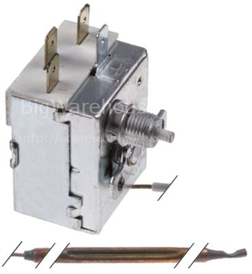 Safety thermostat switch-off temp. 135C temperature range 95-13
