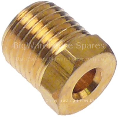 Union screw thread M10x1 for pipe ø 4mm Qty 1 pcs