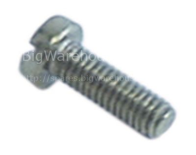 Flat-headed bolt thread M4 thread L 12mm SS DIN 84/ISO 1207 Qty