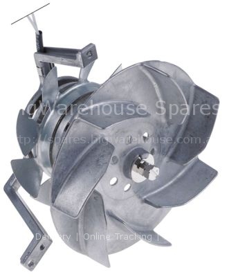 Hot air fan 230V 43W 0,25A L1 60mm L2 20mm L3 25mm L4 155mm fan