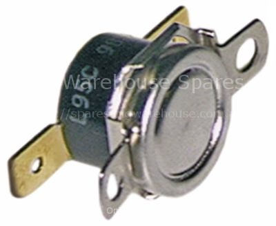 Bi-metal thermostat hole distance 23,8mm switch-off temp. 50°C 1