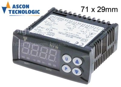 Thermometer TECNOLOGIC K38VFC------E---- mounting measurements 7