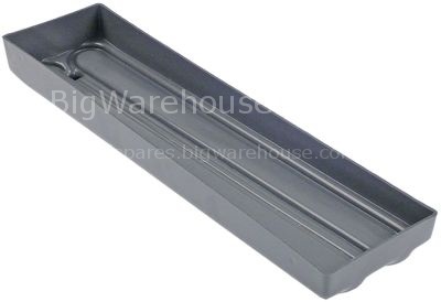 Evaporation tray without heating element L 416mm W 103mm H 35mm