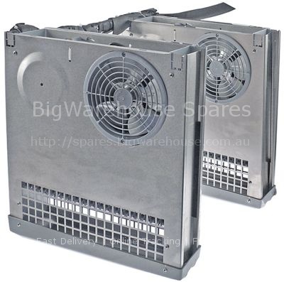 Evaporator L 415mm W 105mm H 480mm double for refrigeration FREN
