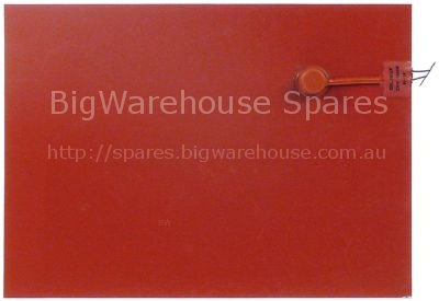 Foil heating element L 400mm W 290mm 1000W 230V t.max. 150°C sil