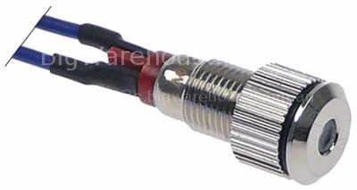 Indicator light ø 6mm 220V red connection cable 300mm cable leng