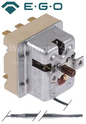 Safety thermostat switch-off temp. 360°C 3-pole 1CO/2NC 20A prob
