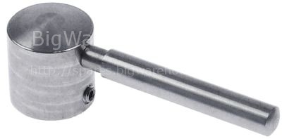 Lever handle for gas tap L 98mm shaft intake ø 10mm