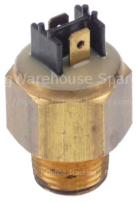 Safety thermostat 1NO 1-pole connection male faston 6.3mm 3/4"