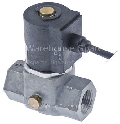 Solenoid valve gas 2-ways 230VAC inlet 1/2" IT outlet 1/2" IT co