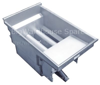 Sump for fryer suitable for IMPERIAL USA IF-series with 3 burner