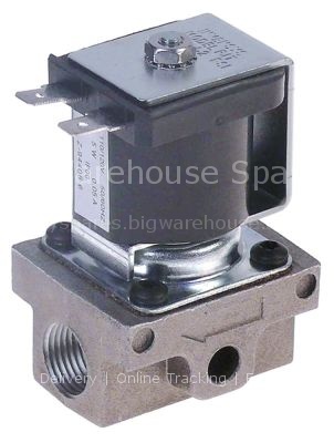 Solenoid valve gas 2-ways 110V inlet 3/8" outlet 3/8" L 50mm
