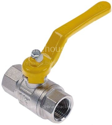 Ball valve straight lever handle inlet 1/2" IT outlet 1/2" IT DN