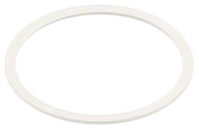 Sealing ring silicone ED ø 18mm ID ø 16,5mm thickness 0,5mm Qty