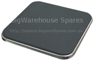 Hot plate dimensions 220x220mm 2000W 400V with spill ring connec