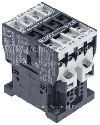 Power contactor resistive load 25A 230VAC (AC3/400V) 14A/5.5kW m