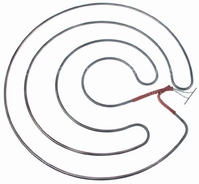 Heating element 2900/3200W 208/230V cable length 1400mm dry heat