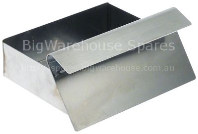 Grease collecting tray for griddle L 270mm W 205mm H 110mm
