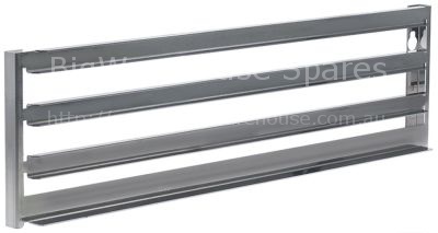 Rack support L 630mm H 175mm mounting pos. left/right W 40mm