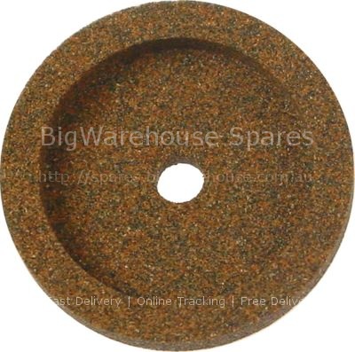 Grindstone ø 45mm thickness 9mm bore ø 6mm grained coarse with b
