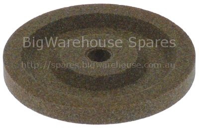 Grindstone ø 50mm thickness 8mm bore ø 6mm grained fine with bev