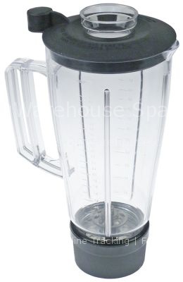 Blender jar plastic 1500ml with mixer disc
