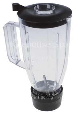Blender jar plastic 1500ml with blade